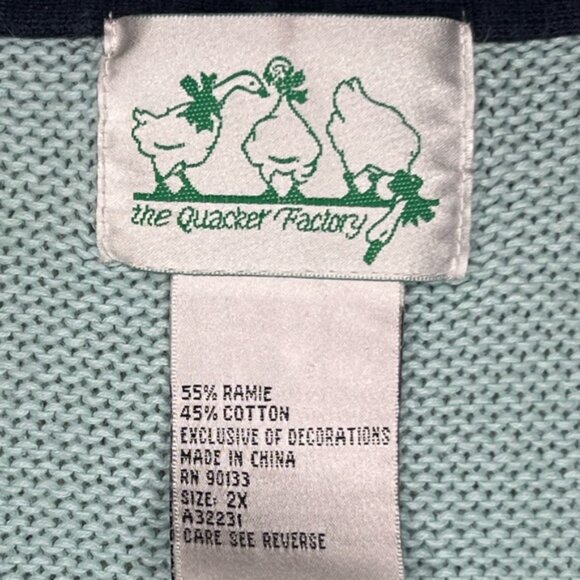 Vintage Quacker Factory Snowman Sweater size 2XL - Picture 4 of 4
